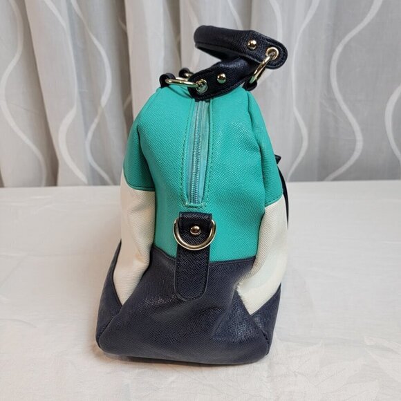 JustFab Color Block Satchel - Super Cute - Picture 5 of 12